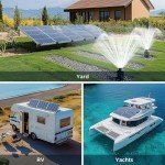 ZOUPW 50 Watt Solar Panel for12 Volt, N-Type 16BB 50w Solar Panels 25% High-Efficiency Monocrystalline,IP68 Waterproof 50w Solar Panel for Home,RV, Camping, Marine, Rooftop, Off-Grid (Sliver)