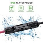 ZOUPW Solar Extension Cable,10 Ft Solar to Anderson/XT60/DC7909/DC5521 Adapter Solar Connector for Solar Panel to Ecoflow River & Delta Series Power Station