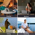 ZOUPW 60000mAh Power Bank,200W Portable Charger with 2 Fast Charging USB-C &2 USB-A Output,Compatible with iPhone 15/14 Series Airpods Laptop Drone for Home Backup Travel Camping Essentials