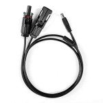 ACOPOWER 5.5mm x 2.1mm with Solar Connector Female/Male for Solar Panel Connecting,220wh Generator DC Adapter