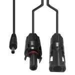 ACOPOWER 5.5mm x 2.1mm with Solar Connector Female/Male for Solar Panel Connecting,220wh Generator DC Adapter