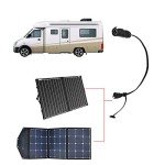 ACOPOWER Adapter-SAE to Furrion 2 Pin Connector, Black