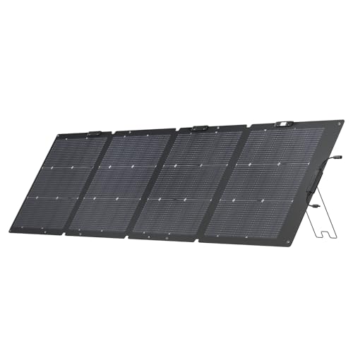 220W Bifacial Portable Solar Panel with Kickstand