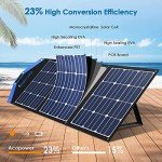 ACOPOWER LiONCooler Pro HY-COMBO-PX40 Solar Freezer Portable 42 Quarts Cooler & 90 Watt Solar Panel Combination Kit for Truck RV Boat Outdoor Camping, Black&Grey