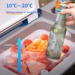 ACOPOWER Mini Portable Refrigerator Portable Freezer For Tesla Model X, 29Qt Car Freezer with APP Control, -4℉-68℉ RV Car Fridge, 12V Cooler for Camping, Picnic, Backyard BBQ, No Battery