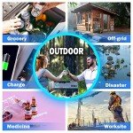 ACOPOWER LiONCooler Pro HY-COMBO-PX40 Solar Freezer Portable 42 Quarts Cooler & 90 Watt Solar Panel Combination Kit for Truck RV Boat Outdoor Camping, Black&Grey