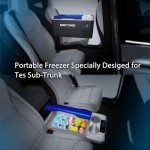 ACOPOWER Mini Portable Refrigerator Portable Freezer For Tesla Model X, 29Qt Car Freezer with APP Control, -4℉-68℉ RV Car Fridge, 12V Cooler for Camping, Picnic, Backyard BBQ, No Battery