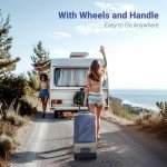 BODEGACOOLER 12 Volt Car Refrigerator,38 Quart Portable Truck Freezer,Electric Cooler Bluetooth Control,(36) -4℉-68℉ RV Refrigerator 12/24V DC and 100-240V AC for Travel,Camping,Road Trips,Van,Home