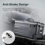 BODEGACOOLER 12 Volt Car Refrigerator,80 Quarts Portable Fridge,75L RV Freezer Single Zone,WiFi APP Control,-4℉-68℉ Car Cooler,12/24V DC & 100-240V AC for Travel, Camping,Outdoor,Truck,SUV