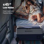 BODEGACOOLER 12 Volt Car Refrigerator,38 Quart Portable Truck Freezer,Electric Cooler Bluetooth Control,(36) -4℉-68℉ RV Refrigerator 12/24V DC and 100-240V AC for Travel,Camping,Road Trips,Van,Home