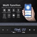 BODEGACOOLER 12 Volt Car Refrigerator, RV Car Fridge Dual Zone APP Control, Portable Freezer,76 Quart(72L) -4℉-68℉ RV Electric Compressor Cooler 12/24V DC and 100-240V AC for Outdoor,Camping,Travel