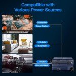 BODEGACOOLER 12 Volt Car Refrigerator, Portable Freezer, Car Fridge Dual Zone WIFI APP Control, 80 Quart(75L) -4℉-68℉Car Cooler, 12/24V DC and 100-240V AC, for Camping, Travel, RV, Outdoor