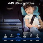 BODEGACOOLER 12 Volt Car Refrigerator, Portable Freezer, Car Fridge Dual Zone WIFI APP Control, 80 Quart(75L) -4℉-68℉Car Cooler, 12/24V DC and 100-240V AC, for Camping, Travel, RV, Outdoor