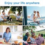 BODEGACOOLER 12 Volt Car Refrigerator, RV Car Fridge Dual Zone APP Control, Portable Freezer,76 Quart(72L) -4℉-68℉ RV Electric Compressor Cooler 12/24V DC and 100-240V AC for Outdoor,Camping,Travel