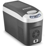 BODEGACOOLER 12 Volt Car Refrigerator, 16 Quart (15L) Small Car Fridge, Portable Freezer(-4℉~68℉), Car Cooler with 12/24V DC for Outdoor, Vehicles, Camping, Travel