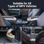 BODEGACOOLER 12 Volt Car Refrigerator, 16 Quart (15L) Small Car Fridge, Portable Freezer(-4℉~68℉), Car Cooler with 12/24V DC for Outdoor, Vehicles, Camping, Travel