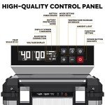 ICECO APL55 Dual Zone Portable Refrigerator Bluetooth Controlled, 55 Liter 12v refrigerator with SECOP Compressor, DC 12/24V, AC 110-240V, for Truck, Car and Home, -4℉~68℉(Silver)