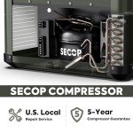 ICECO VL35 ProS 12V Refrigerator, Portable Fridge Freezer with SECOP Compressor, 35L Car Fridge Powered by AC/DC, 0℉-50℉, Electric Cooler for Car, Camping, Home, Travel [Olive Green Edition]