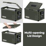 ICECO VL35 ProS 12V Refrigerator, Portable Fridge Freezer with SECOP Compressor, 35L Car Fridge Powered by AC/DC, 0℉-50℉, Electric Cooler for Car, Camping, Home, Travel [Olive Green Edition]
