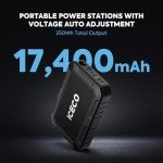 ICECO GO20 Dual Zone Car Refrigerator, 21 Quart Portable Car Freezer with Secop Compressor, APP Control, 0℉～50℉, DC 12/24V, AC 110/240V, 12 Volt Refrigerator For Car,Trip (GO20 White+Battery)