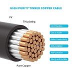 Renogy Accessory 200W Solar Panel Systems w/ 8Ft Tray Cable, 20Ft 10 AWG Adaptor Kit, Two Set Z Bracket, Y Branch Connector