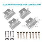 Renogy Accessory 200W Solar Panel Systems w/ 8Ft Tray Cable, 20Ft 10 AWG Adaptor Kit, Two Set Z Bracket, Y Branch Connector