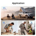 ECO-Worthy 1.6KWH Complete Solar Panel Kit 400W 12V for RV Off Grid: 4 * 100W Solar Panel + 40A MPPT Controller + 2 * 12V 100Ah Lithium Battery + Upgraded 2000W Power Inverter + Bluetooth Module