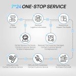 ECO-Worthy 1.6KWH Complete Solar Panel Kit 400W 12V for RV Off Grid: 4 * 100W Solar Panel + 40A MPPT Controller + 2 * 12V 100Ah Lithium Battery + Upgraded 2000W Power Inverter + Bluetooth Module