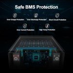 ECO-WORTHY 4680Watt 21.5KWH 48V Off Grid Solar System Complete Kit Pro for Home Shed with 15KWH Lifepo4 Battery（6pcs 48V 50AH Lifepo4）,Solar Panels for Homes with Solar Mount MPPT Hybrid Inverter