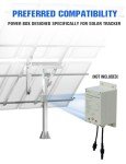 ECO-WORTHY Solar Panel Dual Axis Tracking System (Expanded Version Increase 40% Power) with Tracker Controller,for 10PCS 100W/8PCS 200W/4PCS 400W,High Stability, Multi-Angle Adjustment, for Yard/Farm