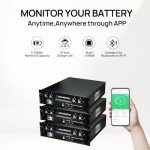 ECO-WORTHY Home Off-Grid Solar Power System: 10KW 120V/240V Output+ 15.36kWh Lithium Battery (3 * 48V100Ah)+ 4920W Solar Panel (12 * 410W)，Complete Hybrid Solar Kit Plug and Play