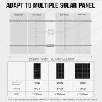ECO-WORTHY Solar Panel Single Axis Tracking System (Increase 30% Power) with Tracker Controller,High Stability, Multi-Angle Adjustment,Ideal for Different Solar Panels, for Yard/Farm/Field/Garden