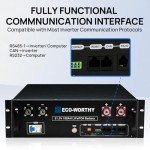 ECO-WORTHY Home Off-Grid Solar Power System: 10KW 120V/240V Output+ 15.36kWh Lithium Battery (3 * 48V100Ah)+ 4920W Solar Panel (12 * 410W)，Complete Hybrid Solar Kit Plug and Play