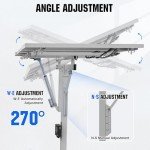 ECO-WORTHY Solar Panel Single Axis Tracking System (Increase 30% Power) with Tracker Controller,High Stability, Multi-Angle Adjustment,Ideal for Different Solar Panels, for Yard/Farm/Field/Garden