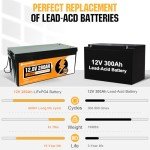 ECO-WORTHY 3.58KWH 800W Solar Panel Kit System for Home House: 4pcs Bifacial 195W Solar Panels + 1pc 2000W Solar Inverter + 1pc 60A MPPT Controller + 1pc 12V 280Ah Lithium Battery