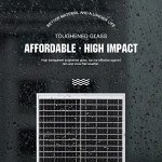 ECO-WORTHY 25W Solar Monocrystalline Waterproof Panel+12V 10Ah LiFePO4 Battery