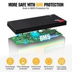 ECO-WORTHY 25W Solar Monocrystalline Waterproof Panel+12V 10Ah LiFePO4 Battery