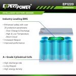 ExpertPower 200W 12V Solar Power Kit | 12V 20Ah LiFePO4 Lithium Battery | 200W Mono Rigid Solar Panels, 20A PWM Solar Charge Controller | RV, Trailer, Camper, Marine, Off Grid, Solar Projects