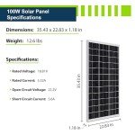 ExpertPower 1.3KWH 12V Solar Power Kit | LiFePO4 12V 100Ah, 300W Mono Solar Panels, 30A MPPT Solar Charge Controller, 2KW Pure Sine Wave Inverter Charger | RV, Trailer, Camper, Marine, Off Grid