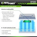 ExpertPower 200W 12V Solar Panel Kit | 12V 50Ah LiFePO4 Lithium Batteries | 200W Mono Rigid Solar Panels, 30A PWM Solar Charge Controller | RV, Trailer, Camper, Marine, Off Grid, Solar Projects