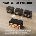 [Ultra] ECO-WORTHY 1200W 24V 5.52KWH Lithium Battery Solar System Off Grid:6pcs 195W Bifacial Solar Panels+2Pcs 12.8V 280Ah Lithium Battery+60A MPPT Charge Controller+3000W Pure Sine Wave Inverter