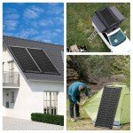 Bifacial 200W Solar Panels Kit Solar Panel with 30A PWM Charge Controller A+ Cell Cables Connectors Brackets Y Branch Adapter Cable for RV Boats Battery Marine Home Outdoor Off-Grid System