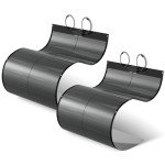 BougeRV 200W CIGS Thin-Film Flexible Solar Panel, The Most Flexible Solar Panel with Pre-Punched Holes for Easy Installation (2PCS 100W Pre-Punched, Compact Version)