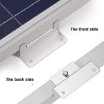 BougeRV mounting z Bracket for 100w 150w 200w 300w Solar Panel, Supporting for RV, Roof, Boat, Off-Grid, Set of 4 Units