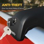 BougeRV Lockable Roof Rack Cross Bars Compatible with Volkswagen VW Atlas 2017-2025 Aluminum Anti-Rust Crossbars for Roof Cargo Carrier Bag Kayak Canoe Bike Luggage Snowboard, Black