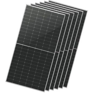 SUNGOLDPOWER 6pcs 560W Bifacial PERC Solar Panels Monocrystalline, High Efficiency Solar Panel for Charging Station,Rooftop, Household, Marine, RV, On/Off Grid Solar System (6pcs 560W Bifacial Panel)