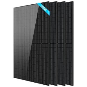 SUNGOLDPOWER 4PCS 500 Watt Monocrystalline Solar Panel UL61730 11BB Grade A Cell,Black,IP68, for 12V/24V/48VdcRV,Home,Farms,Parking Lot,Marine,on/Off-Grid System(2000W)