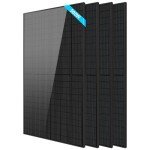 SUNGOLDPOWER 4PCS 500 Watt Monocrystalline Solar Panel UL61730 11BB Grade A Cell,Black,IP68, for 12V/24V/48VdcRV,Home,Farms,Parking Lot,Marine,on/Off-Grid System(2000W)