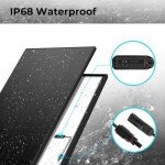 SUNGOLDPOWER 4PCS 500 Watt Monocrystalline Solar Panel UL61730 11BB Grade A Cell,Black,IP68, for 12V/24V/48VdcRV,Home,Farms,Parking Lot,Marine,on/Off-Grid System(2000W)