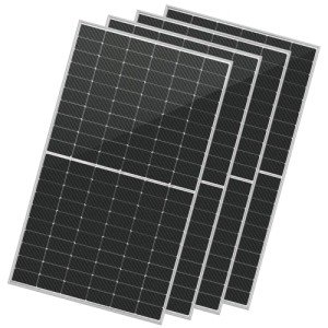 SUNGOLDPOWER 4PCS 460W Bifacial PERC Solar Panels Monocrystalline, High Efficiency Solar Panel for Charging Station,Rooftop, Household, Marine, RV, On/Off Grid Solar System (4pcs 460W Bifacial Panel)